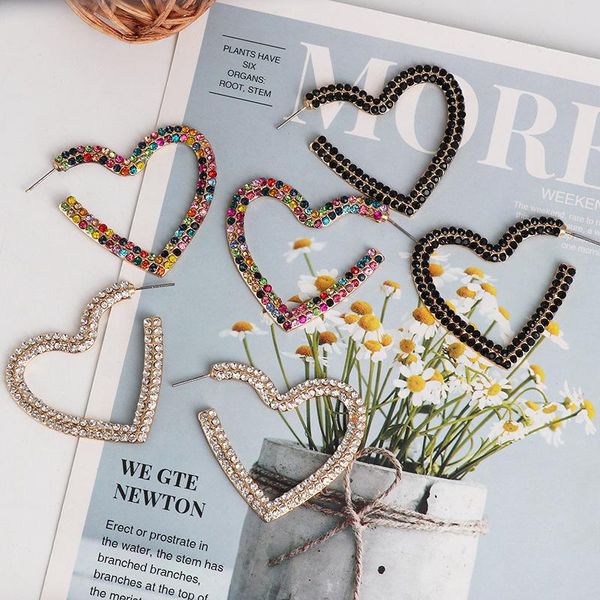 stud trendy women hollow heart earrings delicate bling crytsal statement brincos charm party jewelry wholesaale, Golden;silver
stud trendy women hollow heart earrings delicate bling crytsal statement brincos charm party jewelry wholesaale, Golden;silver