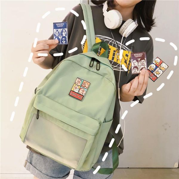 style backpack ladies solid color shoulder bag fashion school suitable for campus bags
style backpack ladies solid color shoulder bag fashion school suitable for campus bags