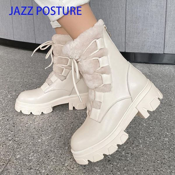boots brand women wool ankle winter warm short genuine leather office casual shoes woman flats platform z741, Black
boots brand women wool ankle winter warm short genuine leather office casual shoes woman flats platform z741, Black