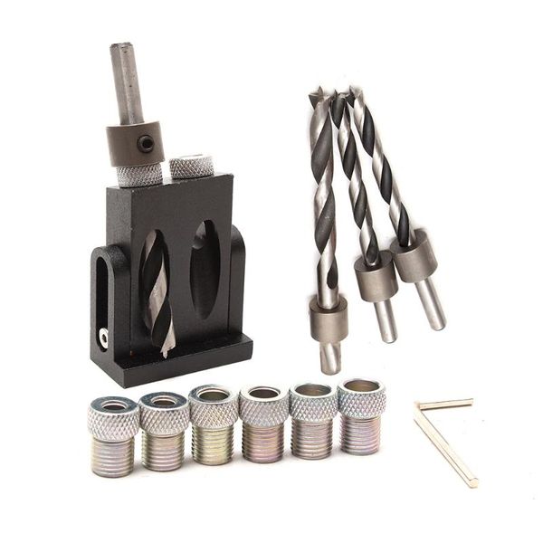 professional hand tool sets 15 degree angle oblique hole locator pocket jig aluminium drill guide punching 6/8/10mm woodworking
professional hand tool sets 15 degree angle oblique hole locator pocket jig aluminium drill guide punching 6/8/10mm woodworking