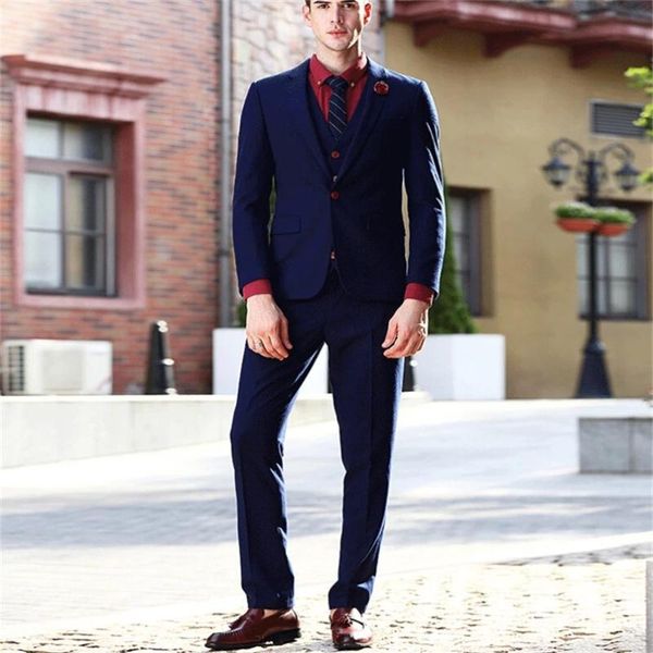 men's suits & blazers 2021 fashion yong men mix&match red button navy blue tuxedos for groomsmen slim fit formal wear 3 pieces, White;black
men's suits & blazers 2021 fashion yong men mix&match red button navy blue tuxedos for groomsmen slim fit formal wear 3 pieces, White;black
