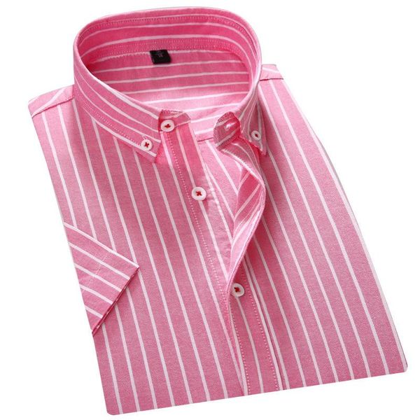 men's casual shirts 100% cotton men shirt short sleeve summer striped oxford spinning trend korean mens slim fit streetwear, White;black
men's casual shirts 100% cotton men shirt short sleeve summer striped oxford spinning trend korean mens slim fit streetwear, White;black