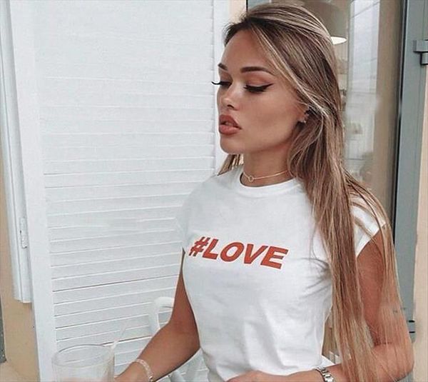 love red letters cotton casual women funny yong girl tee hipster tumblr ins drop ship s 42, White
love red letters cotton casual women funny yong girl tee hipster tumblr ins drop ship s 42, White