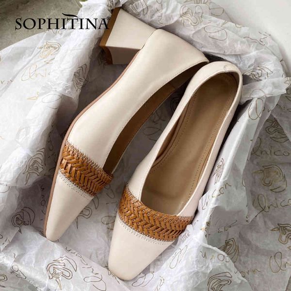 sophitina pumps shoes platform medium heels leather basic concise style square toe spring shallow dress office lady shoes fo80 210513, Black
sophitina pumps shoes platform medium heels leather basic concise style square toe spring shallow dress office lady shoes fo80 210513, Black