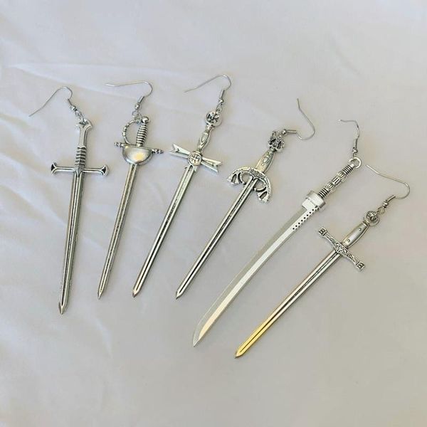 dangle & chandelier gothic sword earrings classic knife kinds big medieval fashion warrior jewellery novel charm women gift mystical 2021, Silver
dangle & chandelier gothic sword earrings classic knife kinds big medieval fashion warrior jewellery novel charm women gift mystical 2021, Silver