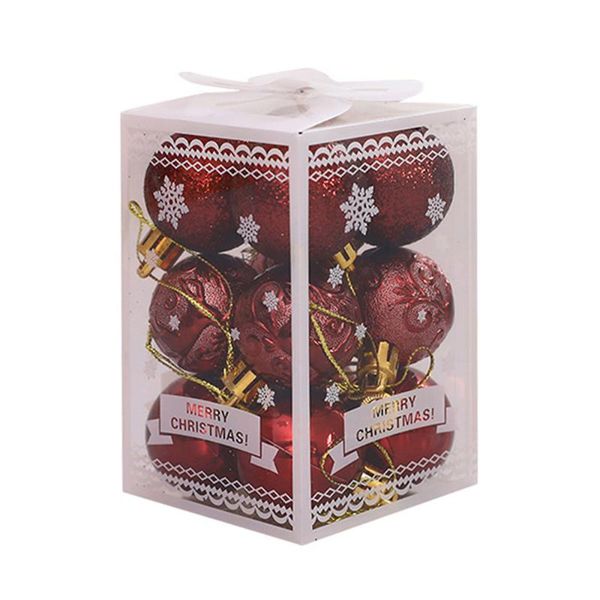 party decoration 12pcs christmas ball home ornaments for gift optional 9 colors high-quality plastics wedding decor pendants
party decoration 12pcs christmas ball home ornaments for gift optional 9 colors high-quality plastics wedding decor pendants