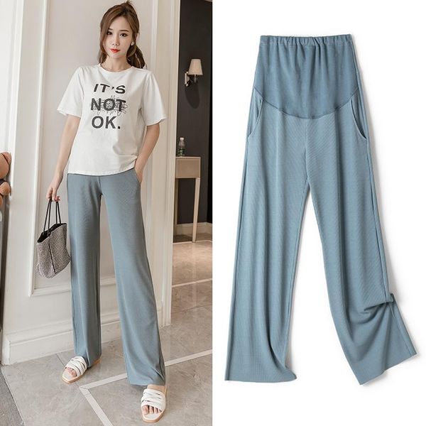 summer pregnant women trousers cool high waist maternity wide-legged pants cotton pregnancy straight belly clothes bottoms, White
summer pregnant women trousers cool high waist maternity wide-legged pants cotton pregnancy straight belly clothes bottoms, White