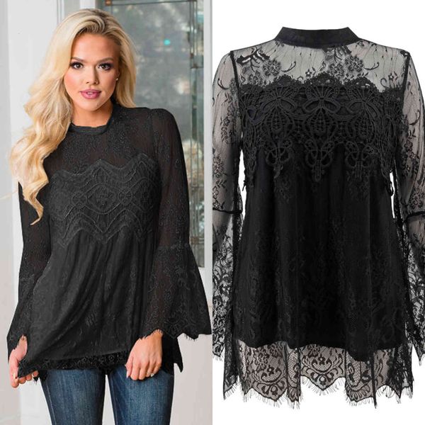 elegant white lace shirt hollow out embroidery feminine blouse women long irregular sleeve summer female
elegant white lace shirt hollow out embroidery feminine blouse women long irregular sleeve summer female
