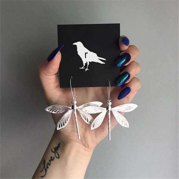 dangle & chandelier 2021 dragonfly drop earrings for women female fashion party wedding jewelry girl statement earring accessories bijoux, Silver
dangle & chandelier 2021 dragonfly drop earrings for women female fashion party wedding jewelry girl statement earring accessories bijoux, Silver