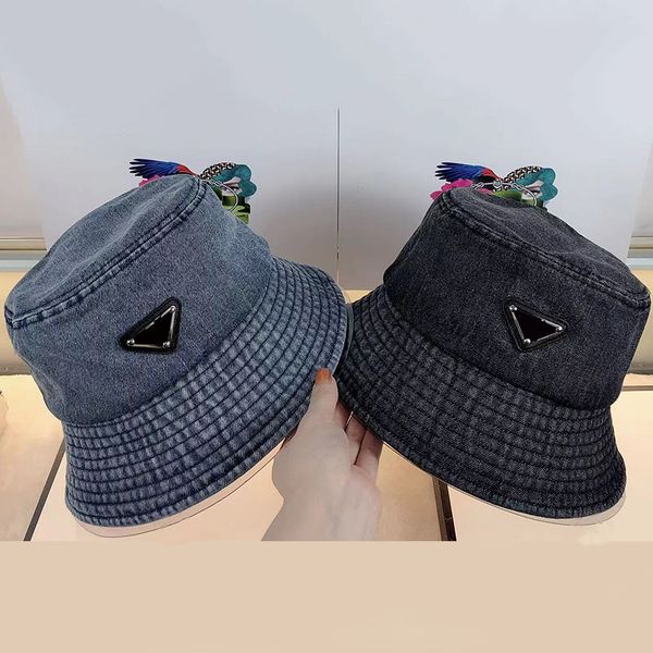 designers caps hats mens womens fitted hats for men women fashion metal triangle beanie washed denim summer bucket hat bonnet 2021042304xv, Blue;gray
designers caps hats mens womens fitted hats for men women fashion metal triangle beanie washed denim summer bucket hat bonnet 2021042304xv, Blue;gray