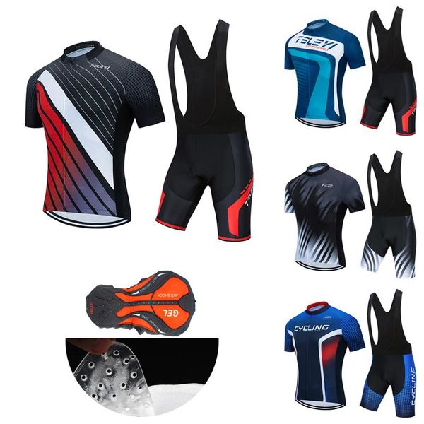 racing sets men pro cycling jersey set bib gel shorts 2021 summer bicycle clothing mtb dress male road bike clothes sport suit team uniform, Black;blue
racing sets men pro cycling jersey set bib gel shorts 2021 summer bicycle clothing mtb dress male road bike clothes sport suit team uniform, Black;blue