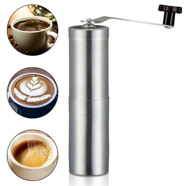 manual coffee grinders portable stainless steel grinder hand crank bean pepper mill grind tool adjustable thickness
manual coffee grinders portable stainless steel grinder hand crank bean pepper mill grind tool adjustable thickness