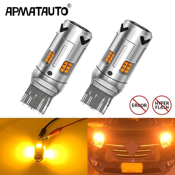 2pcs no hyper flash t20 w21w wy21w 7440 7440na led front rear turn signal light bulbs canbus error car lamp amber yellow emergency ligh
2pcs no hyper flash t20 w21w wy21w 7440 7440na led front rear turn signal light bulbs canbus error car lamp amber yellow emergency ligh