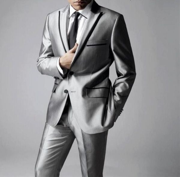 men's suits & blazers suit black lapel (jacket + pants), formal, grey, godfather, two pieces, thin clothing joyj, White;black
men's suits & blazers suit black lapel (jacket + pants), formal, grey, godfather, two pieces, thin clothing joyj, White;black
