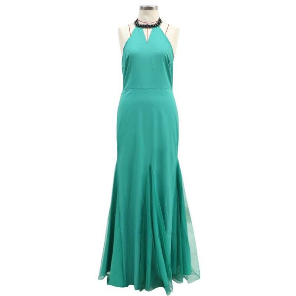 casual dresses est green round collar backless halter mermaid dress slim mesh evening lady elegant voile maxi for women, Black;gray
casual dresses est green round collar backless halter mermaid dress slim mesh evening lady elegant voile maxi for women, Black;gray