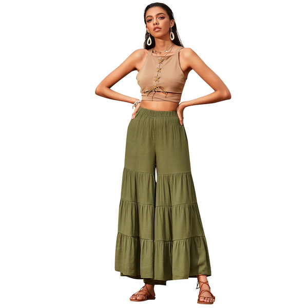 women's pants & capris cawa summer vintage women fashion wide leg trousers solid color casual elastic waist slim loose cotton, Black;white
women's pants & capris cawa summer vintage women fashion wide leg trousers solid color casual elastic waist slim loose cotton, Black;white