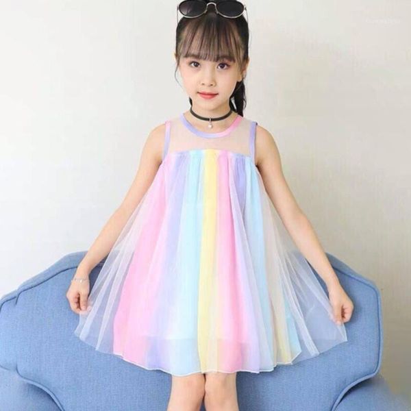 girl's dresses toddler kids baby girls sleeveless dress ruffles rainbow beach suspender born girl mesh fashion1, Red;yellow
girl's dresses toddler kids baby girls sleeveless dress ruffles rainbow beach suspender born girl mesh fashion1, Red;yellow