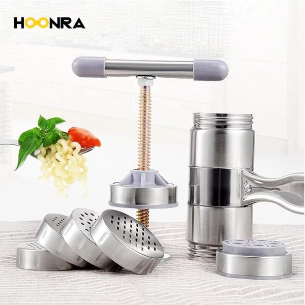 baking & pastry tools hoonra stainless steel noodle maker with 5 models manual noodles press pasta machine kitchen vegetable fruit juicer
baking & pastry tools hoonra stainless steel noodle maker with 5 models manual noodles press pasta machine kitchen vegetable fruit juicer