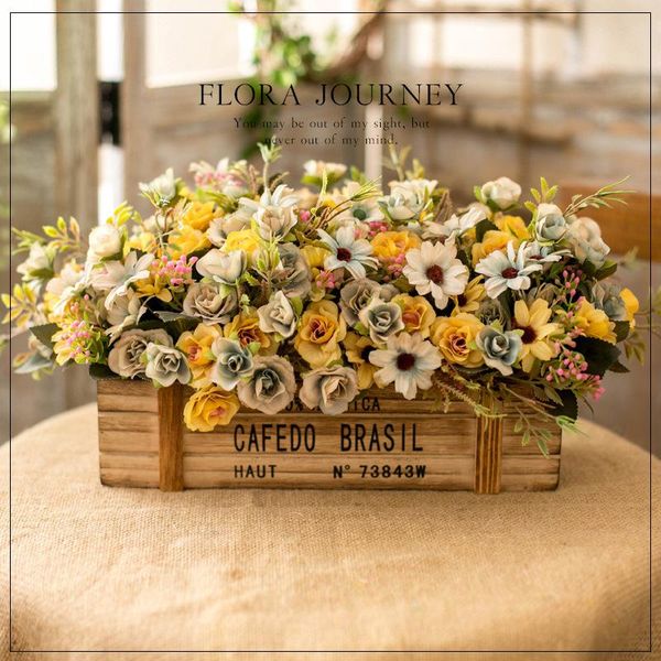 artificial flowers for daisy silk small bouquet party wedding decoration mariage garden decor fake flower with ceramics vase decorative & wr
artificial flowers for daisy silk small bouquet party wedding decoration mariage garden decor fake flower with ceramics vase decorative & wr