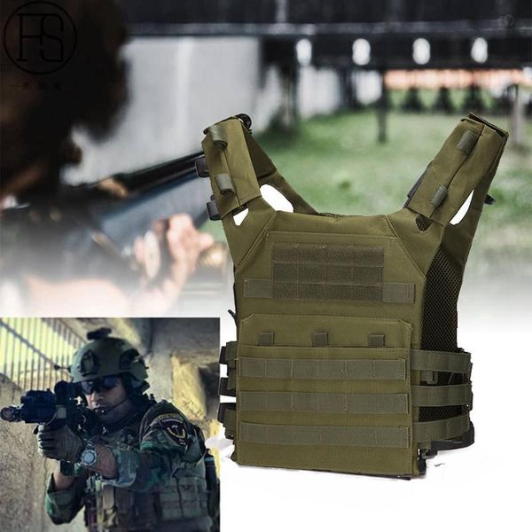 men tactical combat molle vest outdoor hunting wargame paintball protective plate carrier waistcoat x292d jackets, Camo;black
men tactical combat molle vest outdoor hunting wargame paintball protective plate carrier waistcoat x292d jackets, Camo;black