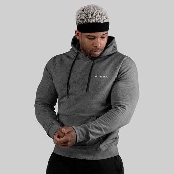 muscle fitness spring and autumn new men's sports leisure cotton elastic thin long sleeve hooded sweater running solid color top, Black
muscle fitness spring and autumn new men's sports leisure cotton elastic thin long sleeve hooded sweater running solid color top, Black