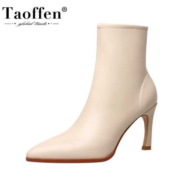 boots taoffen size 33-40 women high heel genuine leather strange ankle fashion winter shoes footwear, Black
boots taoffen size 33-40 women high heel genuine leather strange ankle fashion winter shoes footwear, Black