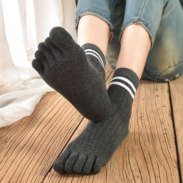 k12j finger middle tube men's autumn and winter pure color cotton five split five toe socksleisure men's cotton sockssplit toe, Black
k12j finger middle tube men's autumn and winter pure color cotton five split five toe socksleisure men's cotton sockssplit toe, Black