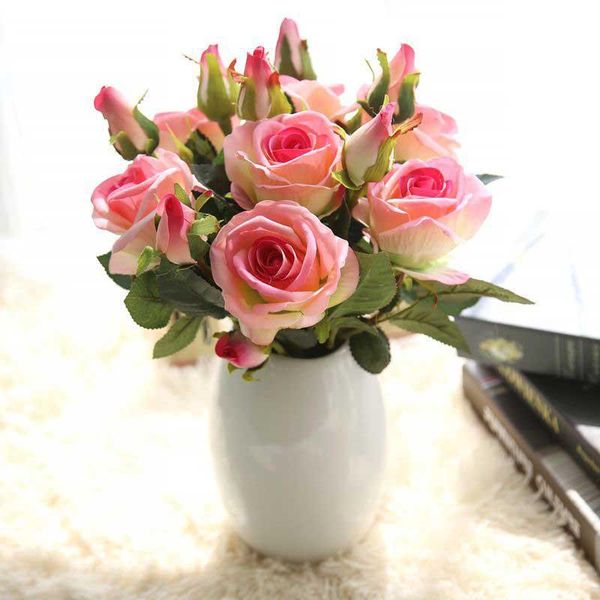 wedding decor artificial flowers vivid real touch roses silk flower bride home 3 heads/bouquet decorative & wreaths
wedding decor artificial flowers vivid real touch roses silk flower bride home 3 heads/bouquet decorative & wreaths