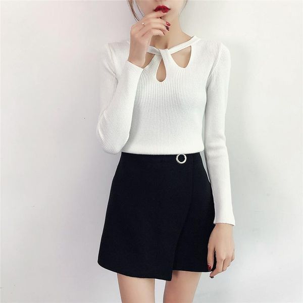 autumn winter women lady deep irregular flare sleeve sweater slim bottoming knitted pullovers yellow, White;black
autumn winter women lady deep irregular flare sleeve sweater slim bottoming knitted pullovers yellow, White;black