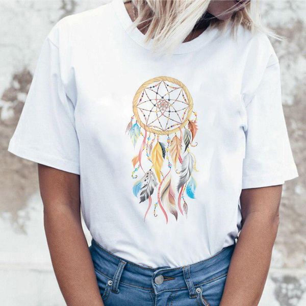 women's t-shirt dreamcatcher flower tshirts fashion summer t-shirts tshirt tees streetwear harajuku funny, White
women's t-shirt dreamcatcher flower tshirts fashion summer t-shirts tshirt tees streetwear harajuku funny, White