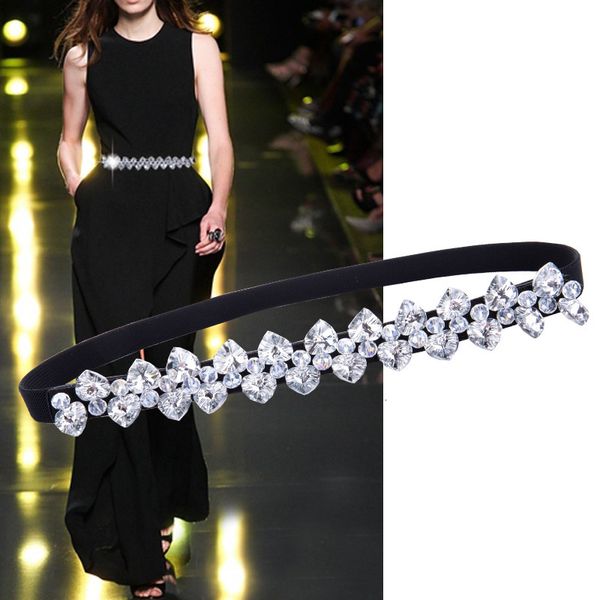 decorative skirt, slim diamond inlaid belt, crystal, women's elastic waistband and dressdhck, Black;brown
decorative skirt, slim diamond inlaid belt, crystal, women's elastic waistband and dressdhck, Black;brown