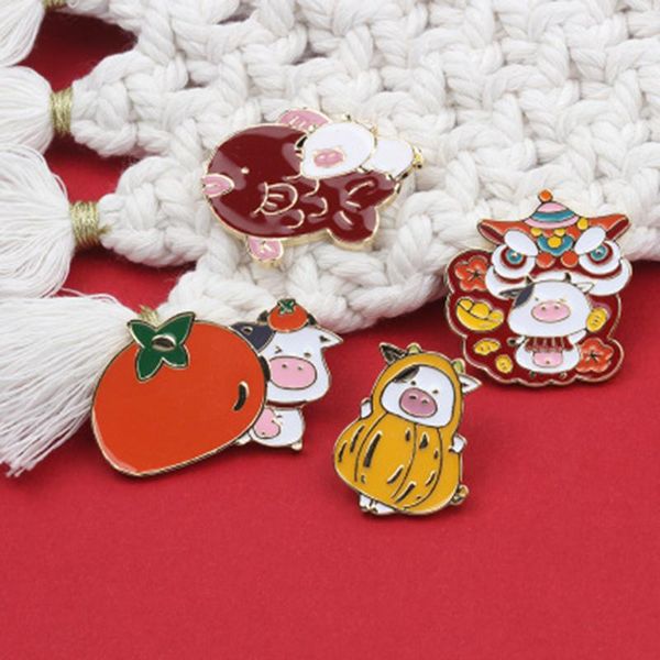 pins, brooches 1pc vintage chinese year accessories cute cow animal enamel pins women girls sweater coat jewelry lapel badges, Gray
pins, brooches 1pc vintage chinese year accessories cute cow animal enamel pins women girls sweater coat jewelry lapel badges, Gray