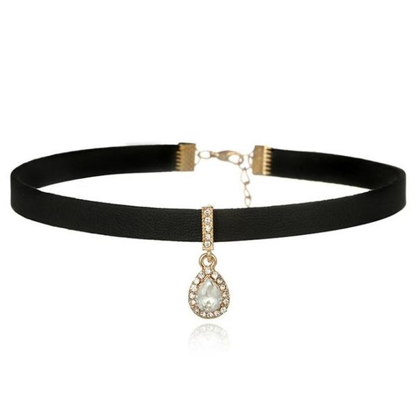 chokers gothic punk false collar necklace jewelry accessories black lace rhinestone crystal water drop, Golden;silver
chokers gothic punk false collar necklace jewelry accessories black lace rhinestone crystal water drop, Golden;silver