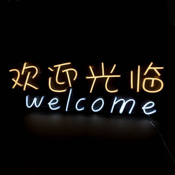 "welcom" sign bar ktv club wall decoration handmade white led neon light 12 v super bright
"welcom" sign bar ktv club wall decoration handmade white led neon light 12 v super bright