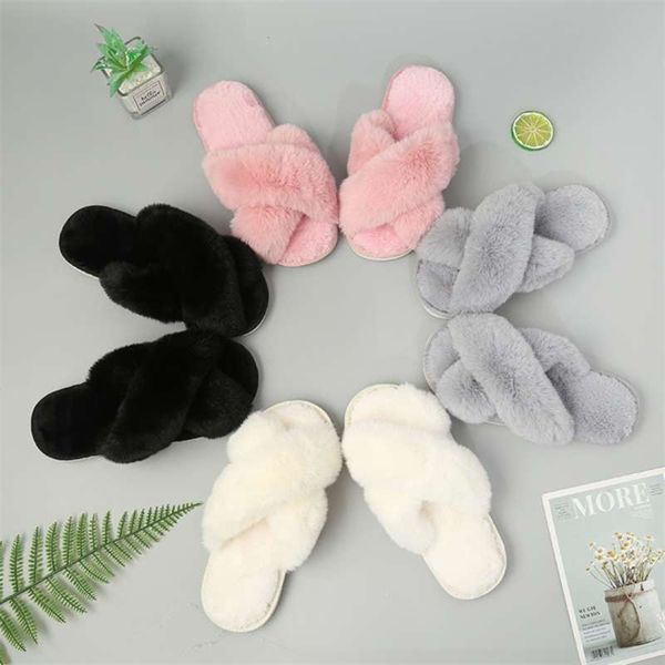 winter faux fur indoor slippers rabbit plush cross-strap cotton sandalia flats sandales female shose 210928, Black
winter faux fur indoor slippers rabbit plush cross-strap cotton sandalia flats sandales female shose 210928, Black