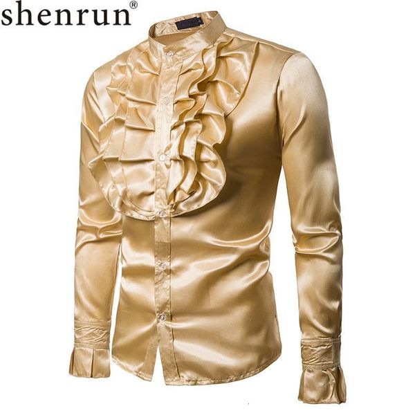 men's casual shirts shenrun autumn winter long sleeve stand collar chest flower fashion shirt stage dress singer drummer costume host t, White;black
men's casual shirts shenrun autumn winter long sleeve stand collar chest flower fashion shirt stage dress singer drummer costume host t, White;black