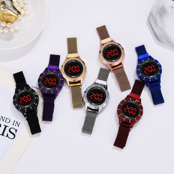 casual elegant ladies wristwatches arrivals woman watches fashion designers trendy fashionable led girls watch with diamond mesh and magnet, Slivery;brown
casual elegant ladies wristwatches arrivals woman watches fashion designers trendy fashionable led girls watch with diamond mesh and magnet, Slivery;brown