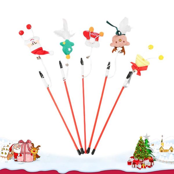 cat toys 5pcs christmas style cat-teasing sticks lovely teasing funny pet supplies for
cat toys 5pcs christmas style cat-teasing sticks lovely teasing funny pet supplies for