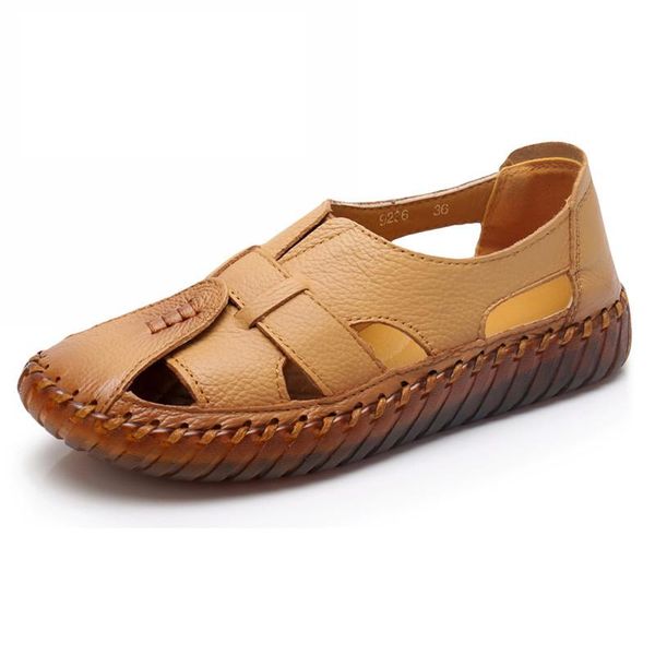 female summer shoes girls genuine leather retro sandals women soft soled beach woman wrapped casual flat gladiator, Black
female summer shoes girls genuine leather retro sandals women soft soled beach woman wrapped casual flat gladiator, Black
