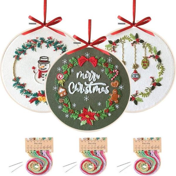 other arts and crafts 3 pack full range of stamped embroidery starter kit with christmas pattern cross-stitch diy material set hoops
other arts and crafts 3 pack full range of stamped embroidery starter kit with christmas pattern cross-stitch diy material set hoops