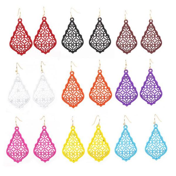dangle & chandelier fashion many colors painted 4cm small waterdrop filigree matte drop earring for women, Silver
dangle & chandelier fashion many colors painted 4cm small waterdrop filigree matte drop earring for women, Silver