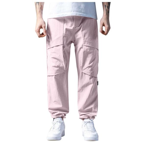 men's pants casual solid adjustable hems jogger drawstring pocket streetwear loose classic vintage trousers, Black
men's pants casual solid adjustable hems jogger drawstring pocket streetwear loose classic vintage trousers, Black