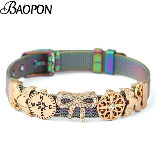 link, chain mesh bracelet colorful bowknot feather simple heart clip charm bracelets bangles for women wife stainless steel jewelry gift, Black
link, chain mesh bracelet colorful bowknot feather simple heart clip charm bracelets bangles for women wife stainless steel jewelry gift, Black