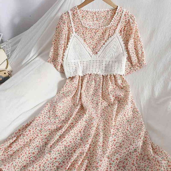 casual dresses chiffon vintage floral dress lace square neck midi with hollow v-neck knitted sling two-piece female spring sum, Black;gray
casual dresses chiffon vintage floral dress lace square neck midi with hollow v-neck knitted sling two-piece female spring sum, Black;gray