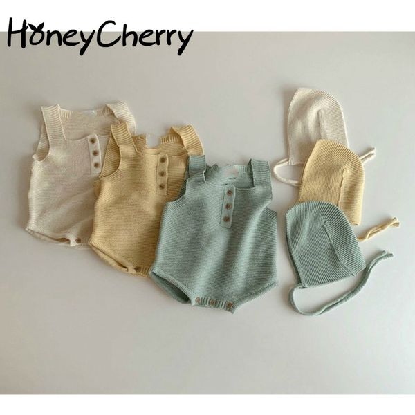 baby cute knitted bodysuits fashion vest garments with hat baby girl clothes 210515, Blue
baby cute knitted bodysuits fashion vest garments with hat baby girl clothes 210515, Blue