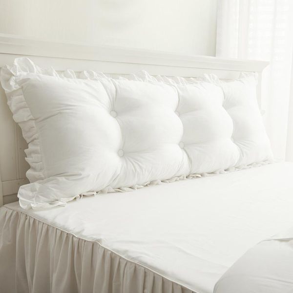 cushion/decorative pillow korean style large cushion for bed sofa white bedside with lace girl room backrest inner 1.2m, 1.5m, 1.8m
cushion/decorative pillow korean style large cushion for bed sofa white bedside with lace girl room backrest inner 1.2m, 1.5m, 1.8m