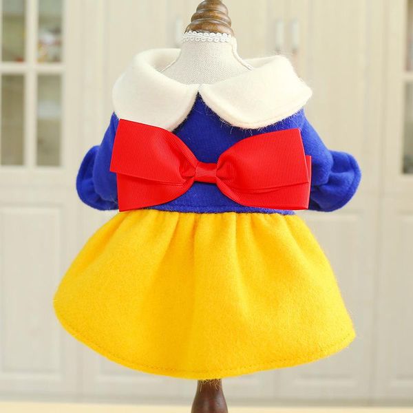 Dog Apparel Pet Cat Simple Doll Collar Red Yellow Blue Tri-color Skirt Teddy Bear Small And Medium-sized Clothes
Dog Apparel Pet Cat Simple Doll Collar Red Yellow Blue Tri-color Skirt Teddy Bear Small And Medium-sized Clothes