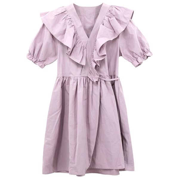 women purple white black pink v neck ruffle short sleeve a line empire mini dress sweet summer d2661 210514, Black;gray
women purple white black pink v neck ruffle short sleeve a line empire mini dress sweet summer d2661 210514, Black;gray