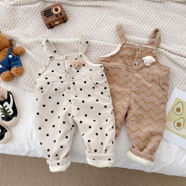 jumpsuits baby boys girls overalls pants autumn winter casual cute children's kids cotton corduroy jumpsuit velvet rompers girl, Blue
jumpsuits baby boys girls overalls pants autumn winter casual cute children's kids cotton corduroy jumpsuit velvet rompers girl, Blue