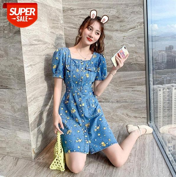 korean version of women's fashion trendy temperament french square collar blue a-line denim print dress #pc9w, Black;gray
korean version of women's fashion trendy temperament french square collar blue a-line denim print dress #pc9w, Black;gray